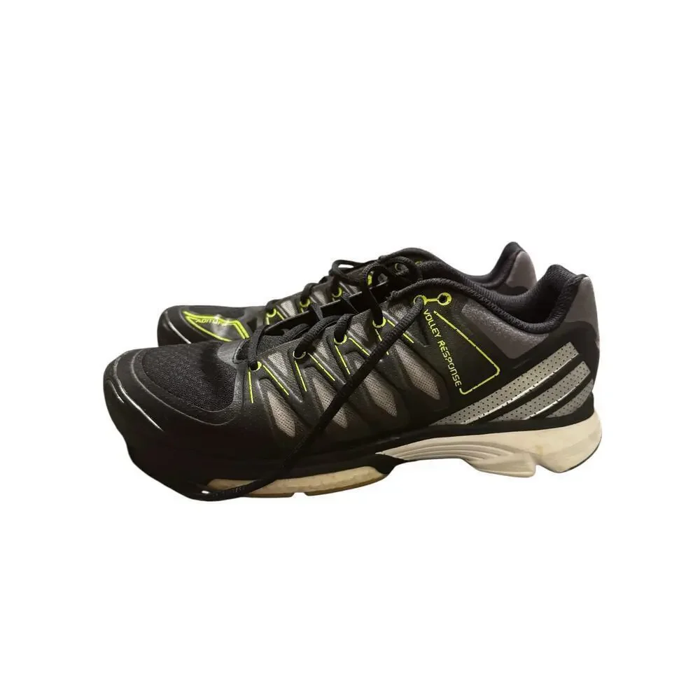 Adidas Size 9 1/2 US Black/Green/Silver Adituff Men’s Sneakers Athletic Shoes